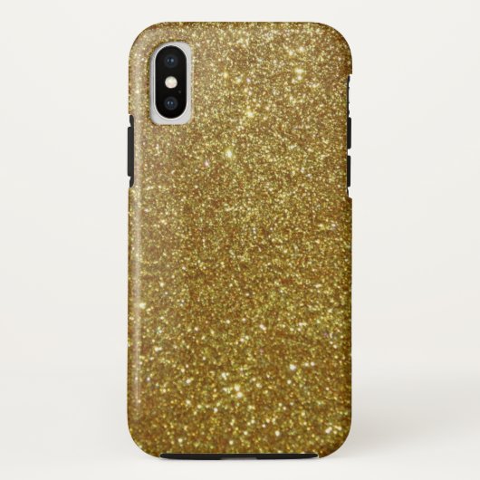 Gold Glitter Case-Mate iPhone Case (Achterkant)