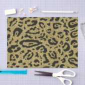 Gold Glitter Cheetah Leopard Animal Print Party Tissuepapier (Craft)
