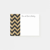 Gold Glitter Chevron Notes (Voorkant)