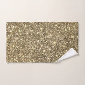 Gold Glitter Chic Glam Bad Handdoek (Handdoek)