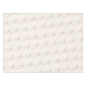 Gold Glitter City Stippen op White Table Cloth Tafelkleed (Voorkant (Horizontaal))