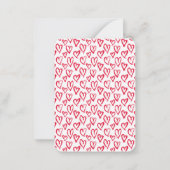 Gold Glitter Classroom Happy Valentijn Day Notitiekaartje (Achterkant)