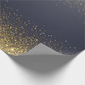 Gold Glitter Confetti Cadeaupapier (Hoek)