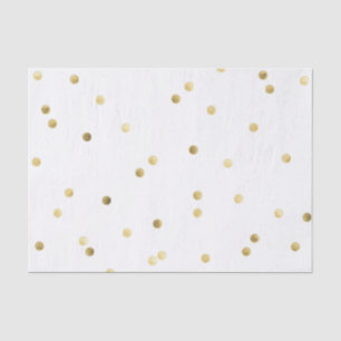 Gold Glitter Confetti Dot Polka Nail Tissue Paper Tissuepapier