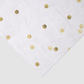 Gold Glitter Confetti Dot Polka Nail Tissue Paper Tissuepapier (Detail)