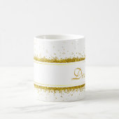 Gold Glitter Confetti Name - Mok (Center)