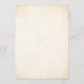 Gold Glitter Confetti Stippen Weddenschappen Menu (Achterkant)