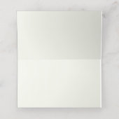 Gold Glitter Confetti Wedding Place Card Plaatskaartje (Binnenkant ongevouwen)