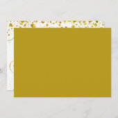 Gold Glitter Confetti | Wees mijn Bridesmaid Kaart (Voorkant / Achterkant)