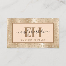 Gold Glitter Custom Jewelry