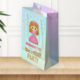 Gold Glitter Cute Little Princess Birthday Party Klein Cadeauzakje