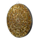 Gold Glitter Dartbord (Voorkant Rechts)
