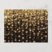 Gold Glitter Diamonds Briefkaart (Voorkant)