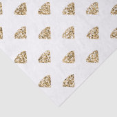 Gold Glitter Diamonds Tissuepapier (Detail)