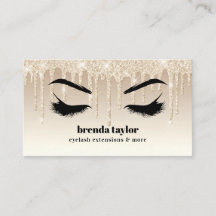 Gold Glitter Drift professionele Eyelash Browbar
