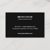 Gold Glitter Drippings Browbar Eyelash Luxury Visitekaartje (Achterkant)