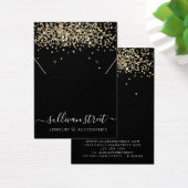 Gold Glitter Earning Ketting Display Kaart (Bureau)