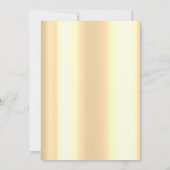 Gold Glitter Eiffel Tower, Drives Green Quinceañer Kaart (Achterkant)