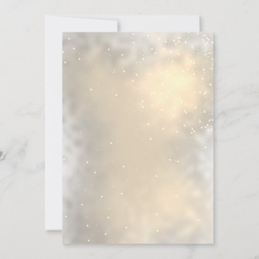 Gold Glitter Eiffel Tower, Tiara Quinceañera Kaart (Achterkant)