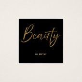 Gold Glitter en Black Beauty Visitekaartje (Voorkant)