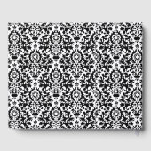 Gold Glitter en Damask Happy Retirement Gastenboek (Achterkant)