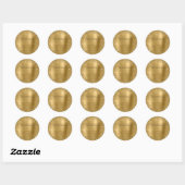 Gold Glitter en Folie Deze Drink behoort tot Ronde Sticker (Vel)