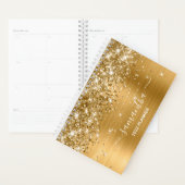 Gold Glitter en Folie Girly Signature Planner (Display)