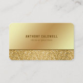 Gold Glitter en Gold Metal Visitekaartje (Voorkant)