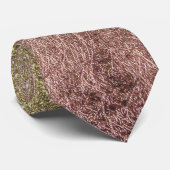 Gold Glitter en roze Rose Gold Foil Mesh Stropdas (Opgerold)