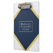 Gold Glitter en Stippen | Klembord bij de marine (Links)