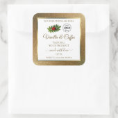 Gold Glitter en White Product Labels Ladybug Logo (Tas)