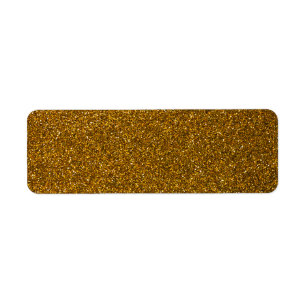 Gold Glitter Etiket