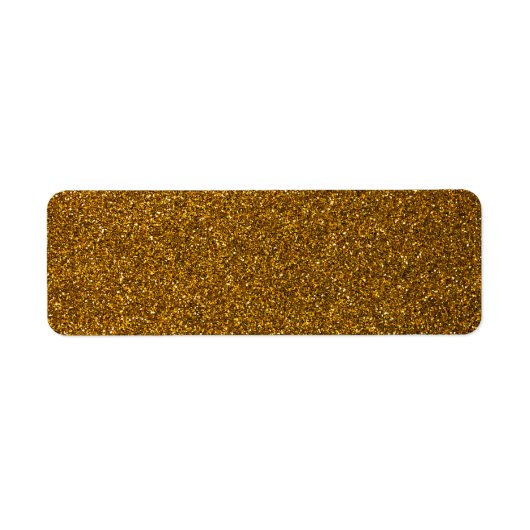 Gold Glitter Etiket (Voorkant)