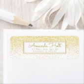 Gold Glitter Etiket (Insitu)