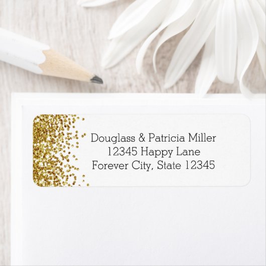 Gold Glitter Etiket (Insitu)