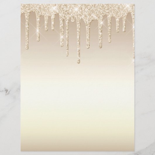 Gold Glitter EYELASH EXTENSION CONSENT FORM Flyer (Achterkant)