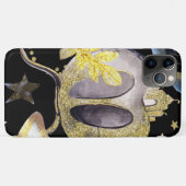 *~* Gold Glitter Fantasy Stars Carriage Castle Case-Mate iPhone Case (Achterkant (horizontaal))