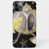 *~* Gold Glitter Fantasy Stars Carriage Castle Case-Mate iPhone Case (Achterkant)