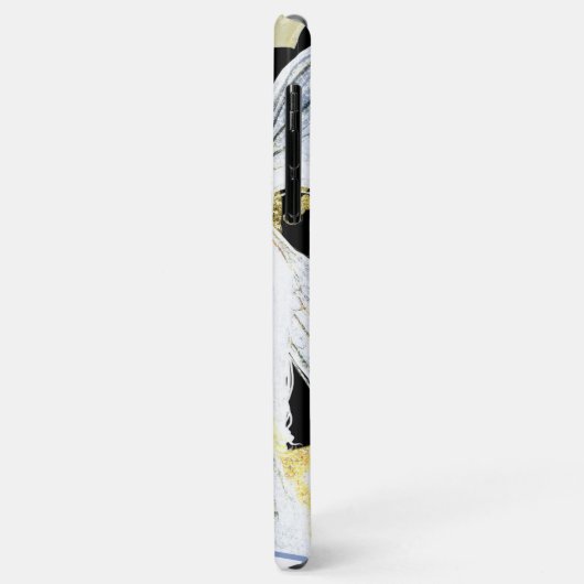 *~* Gold Glitter Fantasy Stars Carriage Fairy Case-Mate iPhone Case (Achterkant/links)