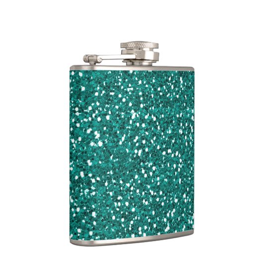 Gold Glitter Faux Folie Confetti Heupfles (Rechts)