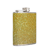 Gold Glitter Faux-folie Heupfles (Rechts)