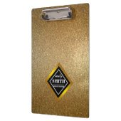 Gold Glitter Faux-Folie op maat Klembord (Links)