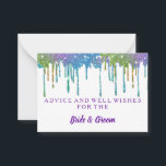 Gold Glitter Faux Folie Weddenschapskaart Advieskaart<br><div class="desc">Dit is een leeg Elegant Gold Glitter Faux Folie Wedding Advice Card Visitekaartje. Deze kaart is gouden glitter. Het is perfect als trouwplaatskaarten,  visitekaartjes en meer. Klik op de knop Aanpassen om het ontwerp aan te passen.</div>