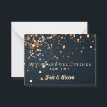 Gold Glitter Faux Folie Weddenschapskaart Advieskaart<br><div class="desc">Dit is een leeg Elegant Gold Glitter Faux Folie Wedding Advice Card Visitekaartje. Deze kaart is gouden glitter. Het is perfect als trouwplaatskaarten,  visitekaartjes en meer. Klik op de knop Aanpassen om het ontwerp aan te passen.</div>