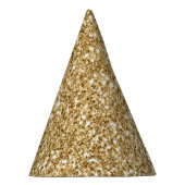 Gold Glitter Feesthoedjes (Rechts)