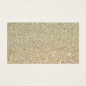 Gold Glitter Floral Baby shower Diaper Raffle Kaar Visitekaartjes (Achterkant)