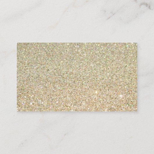 Gold Glitter Floral Wedding Details Kaart invoegen (Achterkant)