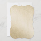 Gold Glitter Flowers Retirement Party Celebration Kaart (Achterkant)