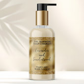 Gold Glitter & Folie Cosmetica Flesetiket Rechthoekige Sticker