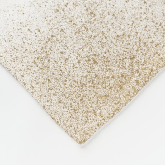 Gold Glitter Fun Facts Photo 2023 Afstudeerder Afs Fleece Deken (Hoek)